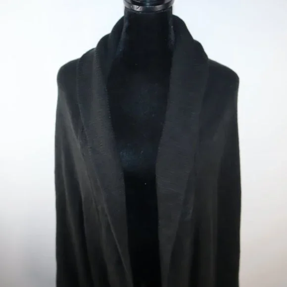 Layers by Lizden Marvelush Black Knit Cocoon Cardigan Women's Size XL/1X-NWOT - Picture 2 of 11